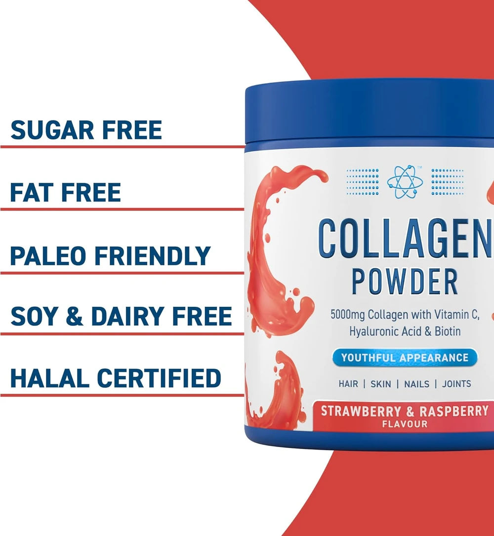Applied Nutrition Strawberry Raspberry Collagen Peptides