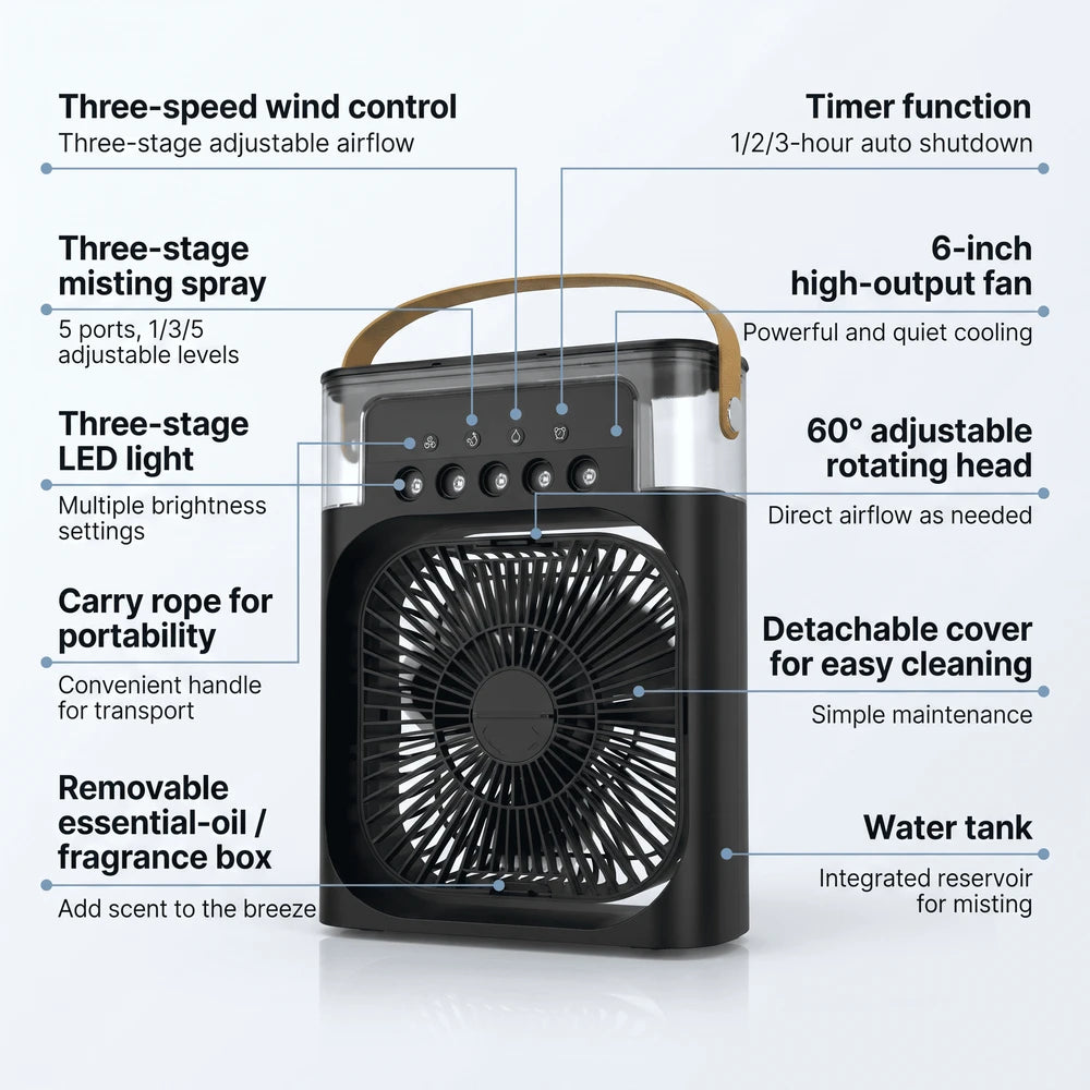 3 IN 1 Portable Air Cooler
