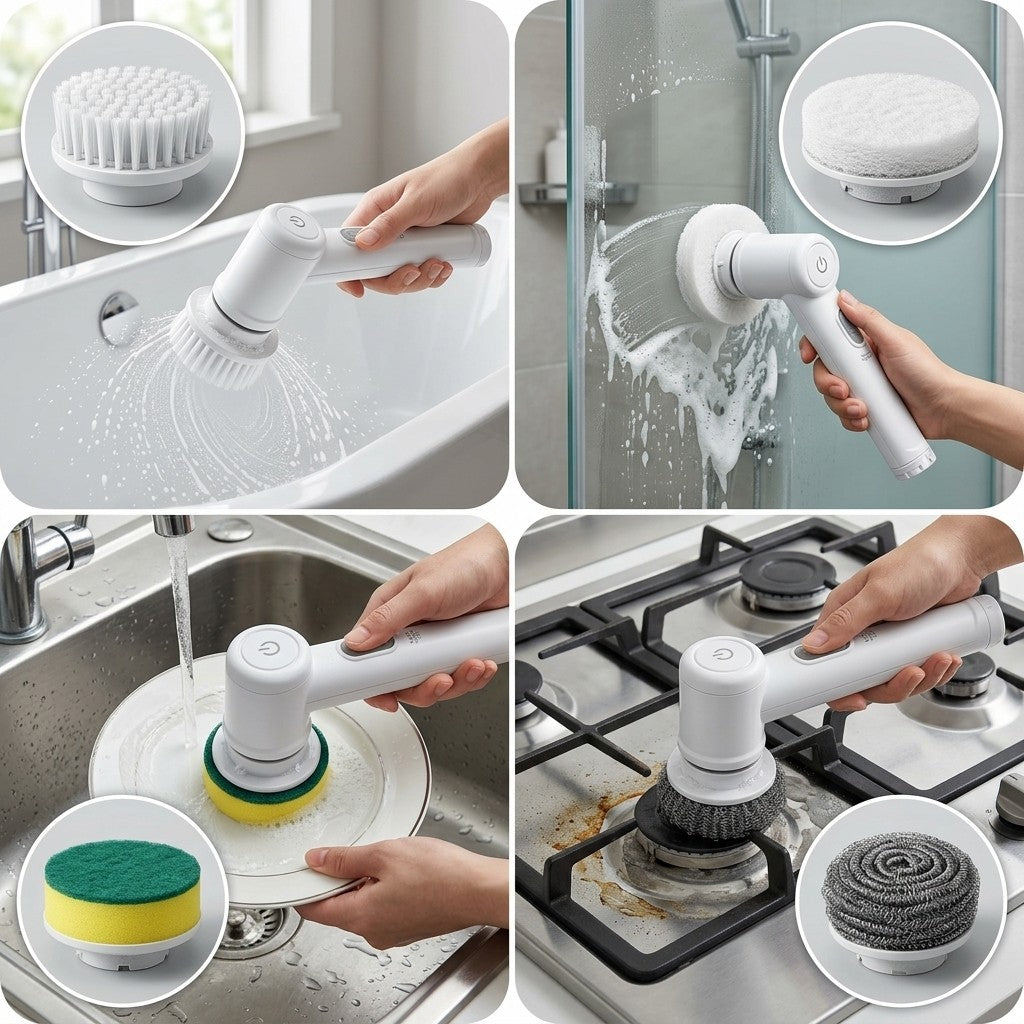 Cordless Spin Scrubber