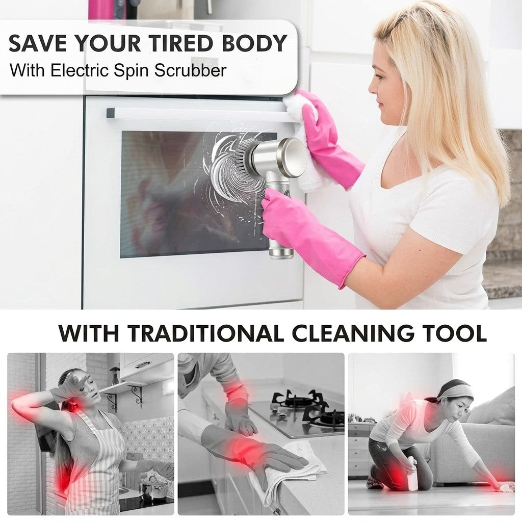 Cordless Spin Scrubber